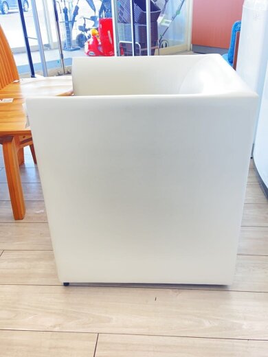 商品画像：チェアその他/フェイクレザー/WHT/LKN-125D-W9 3