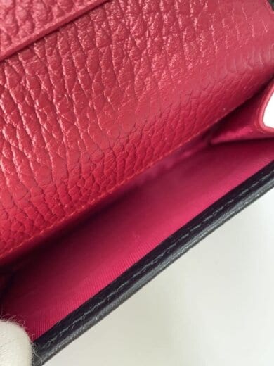 商品画像：ダブルGカードケース/レザー/BLK/レディース 5