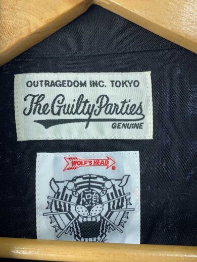 商品画像：WOLFS HEAD HAWAIAN SHIRT/半袖シャツ/L/リヨセル/BLK 3