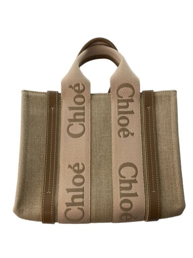 商品画像：トートバッグ/キャンバス/BEG/無地/WOODY 1