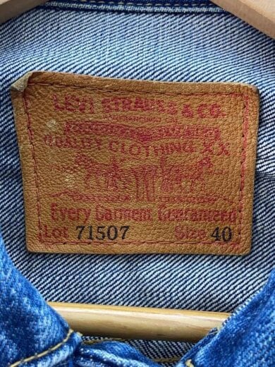 商品画像：Gジャン/40/デニム/IDG/71507/90s/1st/ボタン裏J02 3