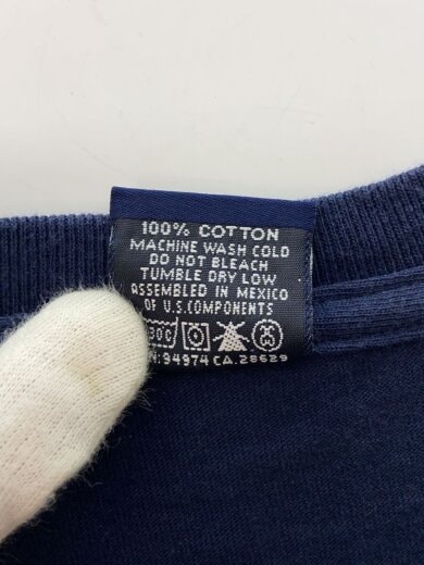 商品画像：Tシャツ/XL/コットン/NVY 4