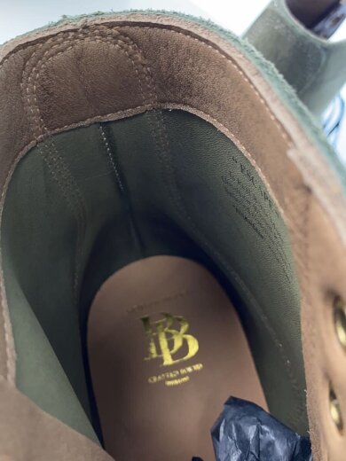 商品画像：レースアップブーツ/US9/KHK/スウェード 8