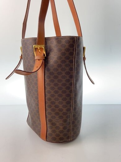 画像：CELINEハンドバッグ/レザー/BRW/総柄/MC97/22