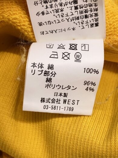 商品画像：スウェット/XL/コットン/YLW/BBCJP235K001// 5