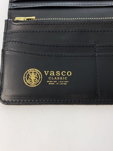 商品画像：長財布/レザー/BLK/無地/メンズ/VSC-701ZAB// 3