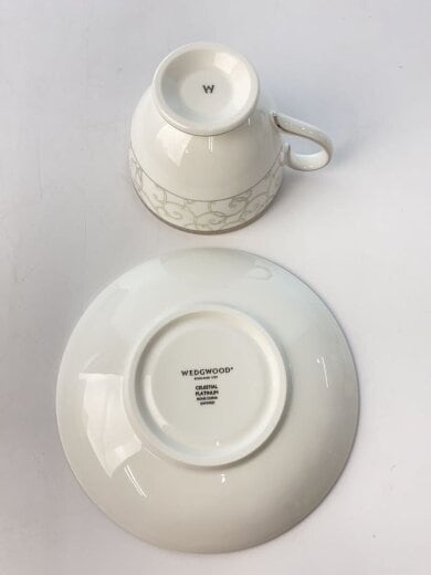 商品画像：カップ&ソーサー/4点セット/WHT 7