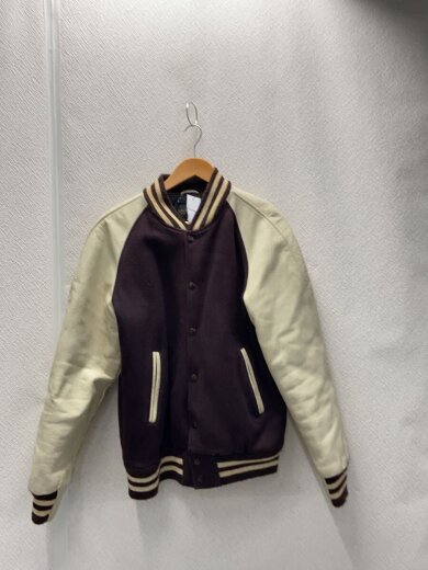 商品画像：スタジャン/M/ウール/BRW/無地 1