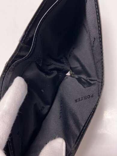 商品画像：2つ折り財布/レザー/BLK/メンズ/110-02921// 6