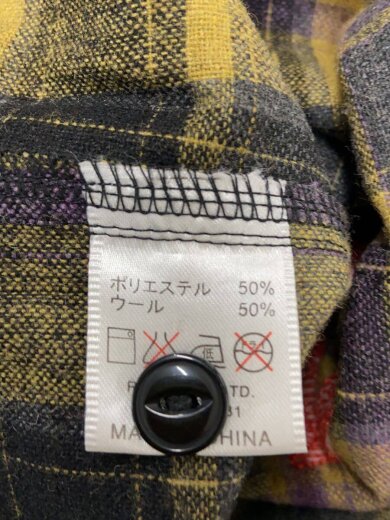 商品画像：長袖シャツ/XL/ポリエステル/YLW// 4