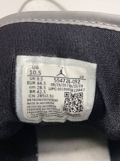 商品画像：AIR JORDAN 1 MID/28.5cm/GRY/レザー 5