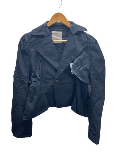 商品画像：テーラードジャケット/1/コットン/BLK/無地/FB-J41-027 1