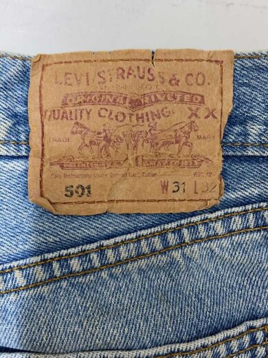 商品画像：ストレートパンツ/31/コットン/IDG/無地/501 4