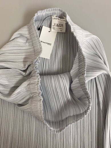 商品画像：ロングスカート/2/ポリエステル/BLU/無地/pp05-j6102 3