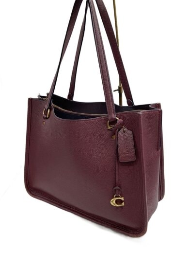 画像：COACHタイラー・キャリーオール/レザー/BRD/無地2