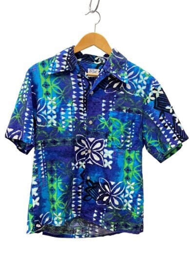 商品画像：アロハシャツ/--/コットン/BLU 1