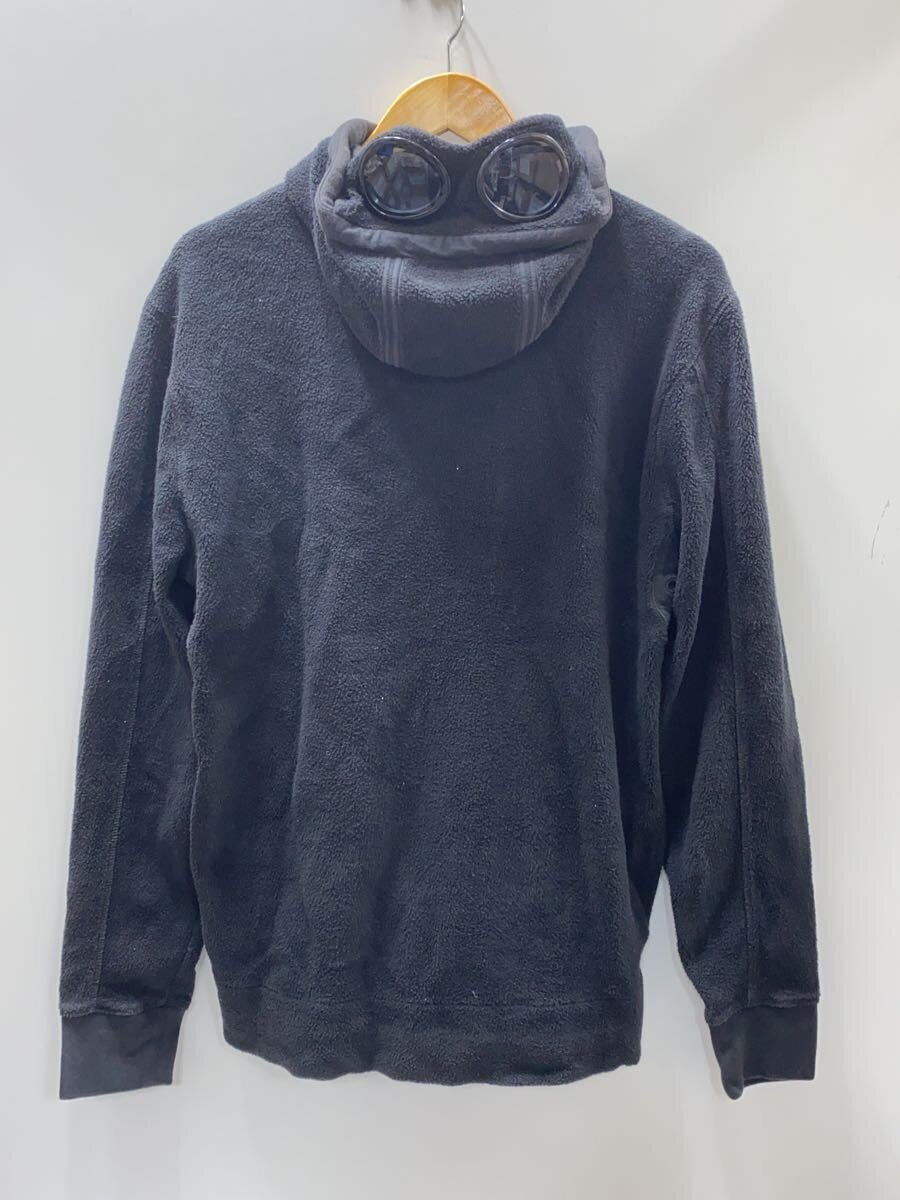 C.P.COMPANY / フリースジャケット/M/コットン/BLK/無地/09cmss265a 005863g/色褪せ有