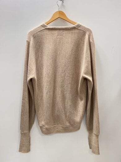 商品画像：thane/カーディガン(薄手)/L/アクリル/BEG/無地/70s 2