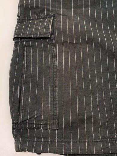 商品画像：ショートパンツ/33/コットン/BLK/ストライプ 8