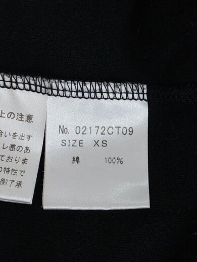 商品画像：Tシャツ/XS/コットン/BLK/アニマル/02172CT09 4
