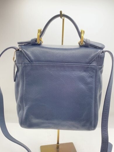 商品画像：ショルダーバッグ/レザー/NVY/無地 3