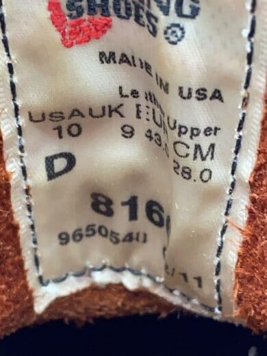 商品画像：usa製/ブーツ/28cm/BRW/レザー/8166 5