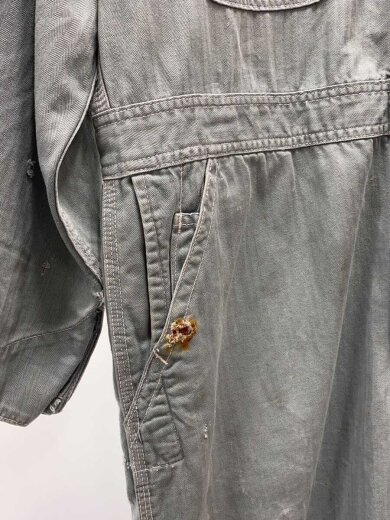 商品画像：60s/状態考慮/オールインワン/44/コットン/BLU/ヘリンボーン 6