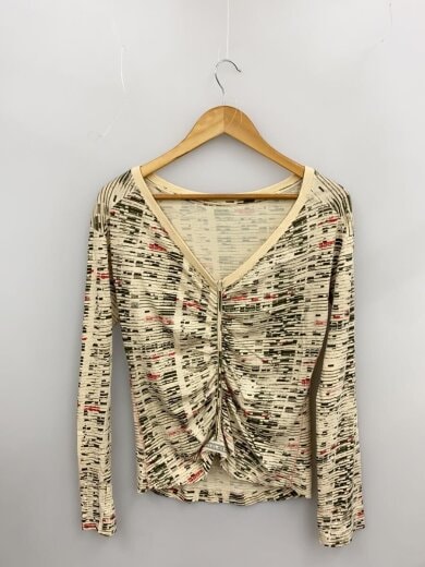 商品画像：長袖カットソー/S/コットン/BEG/総柄 2