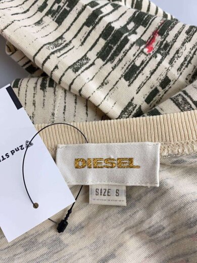 商品画像：長袖カットソー/S/コットン/BEG/総柄 3