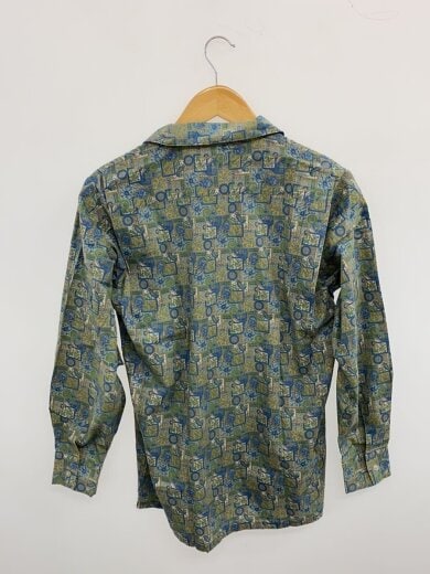 商品画像：～60s/長袖シャツ/M/ポリエステル/GRN/ペーズリー 2