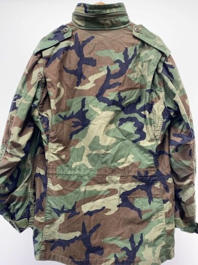 商品画像：80s/ミリタリージャケット/M/コットン/GRN/カモフラ 2