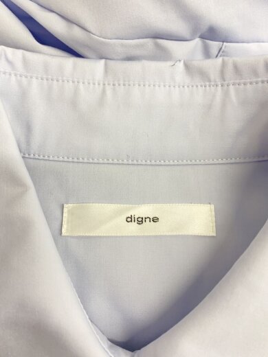 商品画像：長袖シャツ/FREE/コットン/BLU/無地/ポプリンシャツ 3