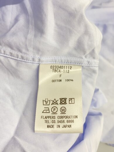 商品画像：長袖シャツ/FREE/コットン/BLU/無地/tbca-112 4