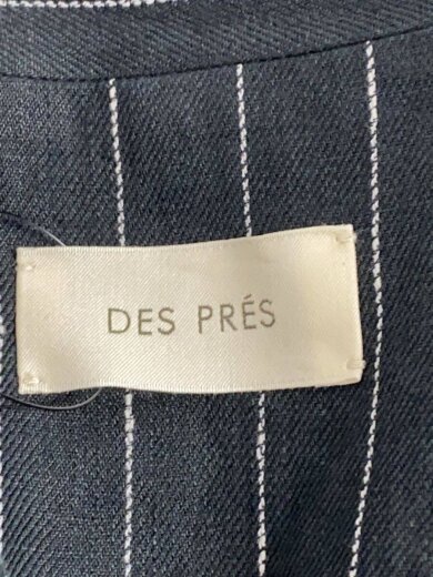 商品画像：ジレベスト/FREE/--/BLK/ストライプ/22-07-51-07401 3