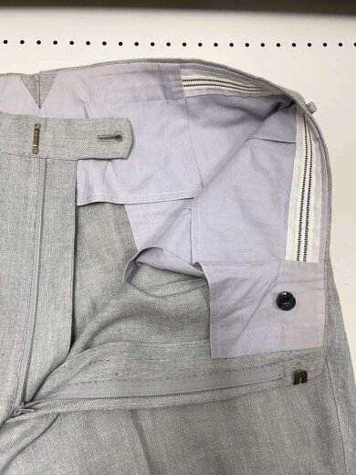 商品画像：スラックスパンツ/--/リネン/GRY/無地 3