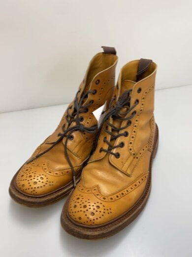 商品画像：イングランド製/レースアップブーツ/UK8.5/BEG/レザー/842377 m2508 2