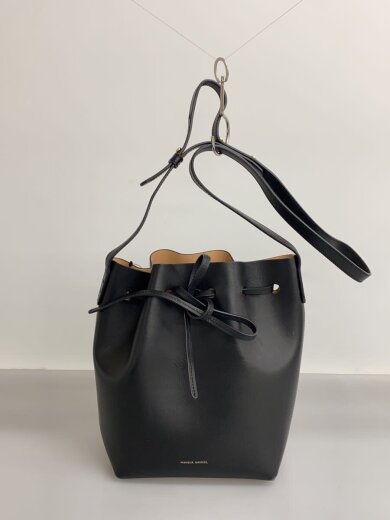 商品画像：ショルダーバッグ/レザー/BLK/無地 1