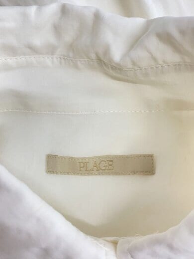 商品画像：長袖シャツ/--/レーヨン/WHT/無地/25-050-922-7050-2-0 3