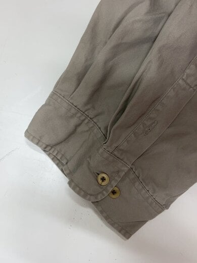 商品画像：90s/開襟/フラップポケット/長袖シャツ/M/コットン/GRY/無地 4