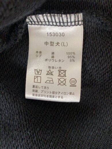 商品画像：ジップパーカー/--/コットン/BLK/153030 4