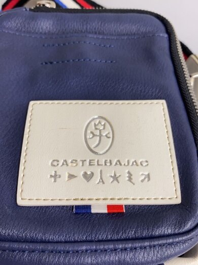 商品画像：ショルダーバッグ/レザー/NVY/無地/37101 5