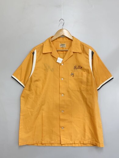 商品画像：60s～/usa製/開襟/半袖シャツ/L/ポリエステル/ORN 1