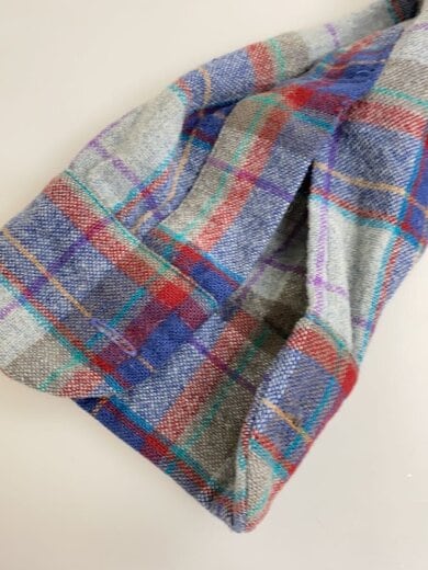 商品画像：70s/usa製/開襟/長袖シャツ/M/ウール/GRY/チェック 6