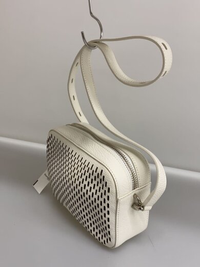 商品画像：ショルダーバッグ/レザー/WHT/無地 2