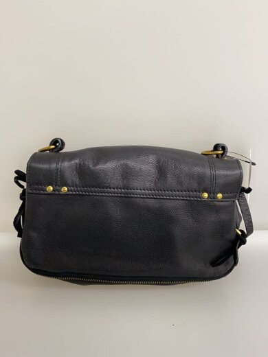 商品画像：ショルダーバッグ/レザー/BLK/無地 3