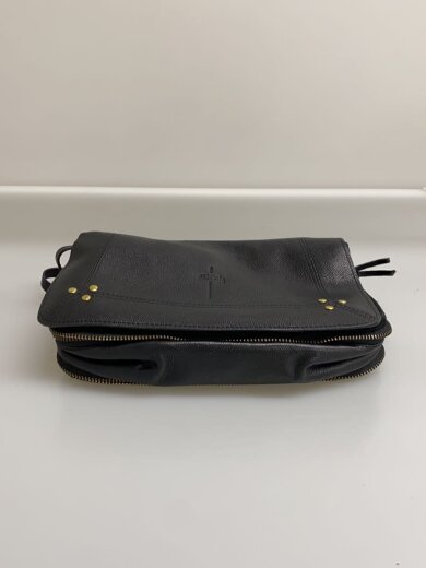 商品画像：ショルダーバッグ/レザー/BLK/無地 4