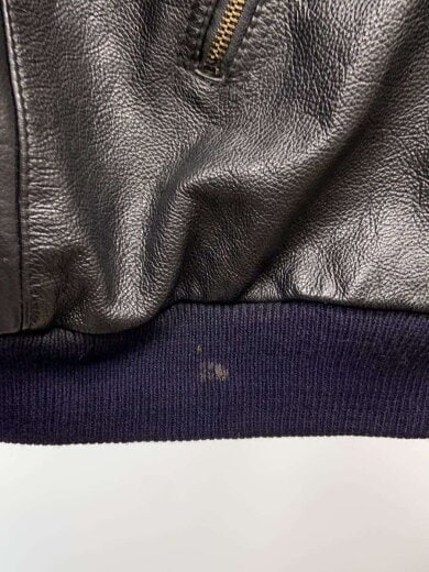 商品画像：90s～/レザージャケット・ブルゾン/--/牛革/BLK/無地 5