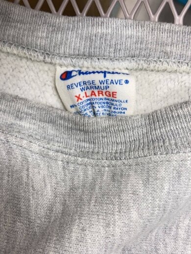 商品画像：reverse weave/80s/usa製/スウェット/XL/コットン/GRY/プリント 3