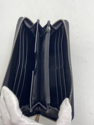 商品画像：長財布/レザー/BLK/総柄/レディース// 4