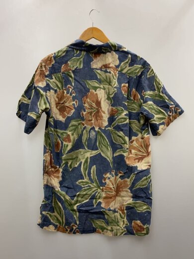 商品画像：90s/VINTAGE CAMP/リネン混/開襟/アロハシャツ/S/コットン/IDG/花柄// 2